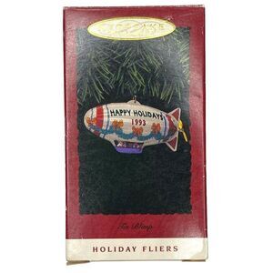 Tin Blimp 1993 Vintage Hallmark Keepsake Ornament